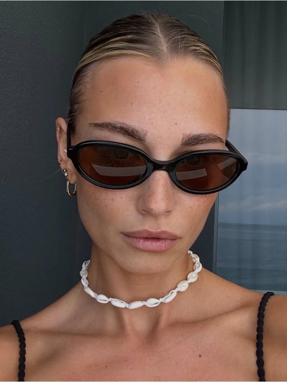 VEHLA June Sunglasses - black brown